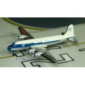 Plane metal model - EL AL Douglas DC-4 4X-ADB (combi version)