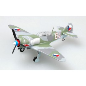 Plane plastic Model - LA-7 White 64 - Tchèque - Easy Models 1/72