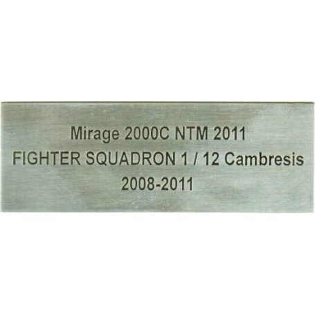 Plaquette grave- aero-passion.fr