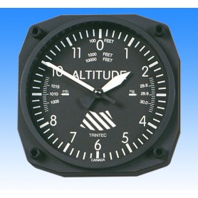 Altimeter style - Wall Clock 17x17cm