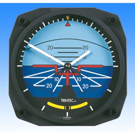 Horizon Artificiel  style - Horloge Murale  17x17cm