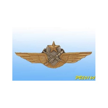 Metal badge -pilot-Tireur ALAT - French patent