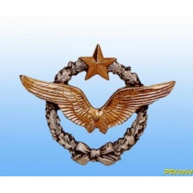 Insigne metal -Pilote Armée de l'Air - Brevet  Français 4.5cm