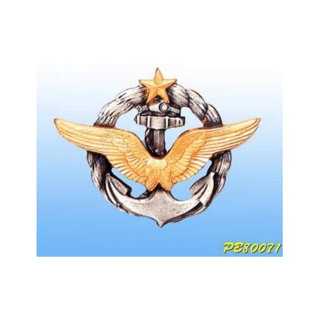 Metal badge -pilot Aéronavale - French patent