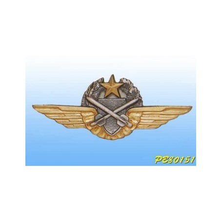 Metal badge -observer-pilot-Tireur Missile ALAT - French patent