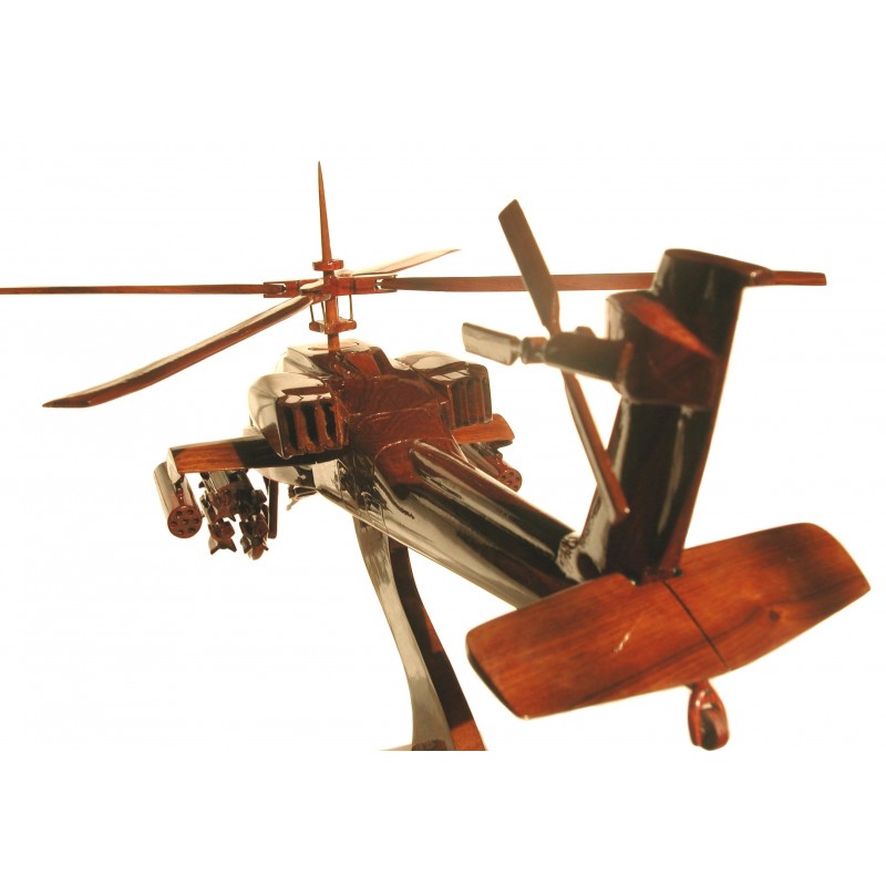 Boeing AH-64 Apache - aircraft model precious wood - price DIRECT FACTORY