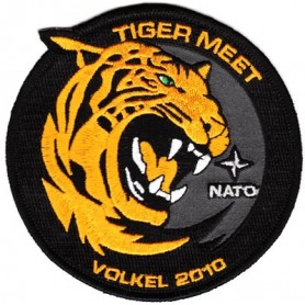 patch brodé Tiger 2010 1/12 Cambrai, Volkel, NATO