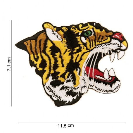 Embroidered patch - Tiger profil