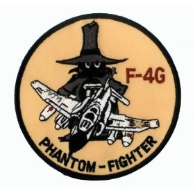 Embroidered patch - Phantom Fighter F-4G - Patche 10cm