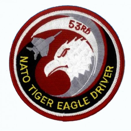 Embroidered patch - Nato Tiger Eagle driver - Patche 10cm