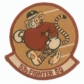 Embroidered patch - 53th Fighter Squadron  - Patche  9.5x8cm