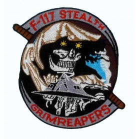 Embroidered patch - F-117 Stealth Grimreapers - Patche 10x8.5cm