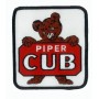 Embroidered patch - Piper Cub logo Teddy 9x10cm - Patche Brodé