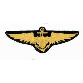 Embroidered patch - US Navy Pilot Wings - Patche 11x4cm