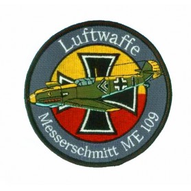 Embroidered patch - Luftwaffe Messerschmitt ME109 - Patche 10cm