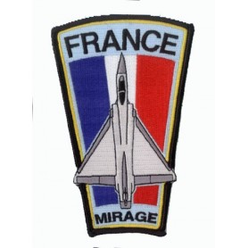 Mirage sur Drapeau Français - Ecusson H12..5cm