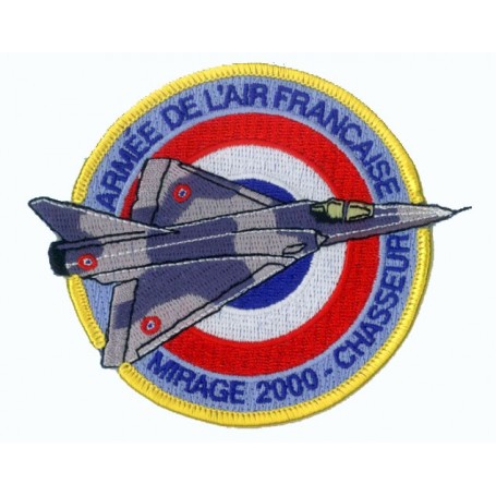 Embroidered patch - Mirage 2000 Armée de l'Air - Patche 10cm