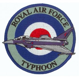 Royal Air Force Typhoon. Ecusson 10cm