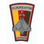 Embroidered patch - Eurofighter Luftwaffe. Patche trapèze H12.5cm