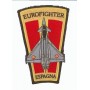 Embroidered patch - Eurofighter Espagna. Patche trapèze H12.5cm