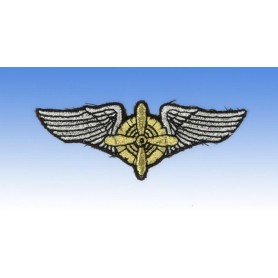 Embroidered patch - Flight Engineer Wings - Patche 8 x 3cm