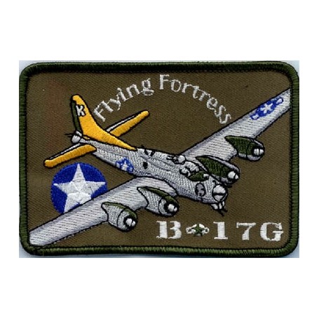 Embroidered patch - B17 G Flying Fortress - Patche 11x7.5cm