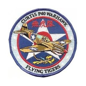 Patch Curtiss P-40 - Tigres Volant