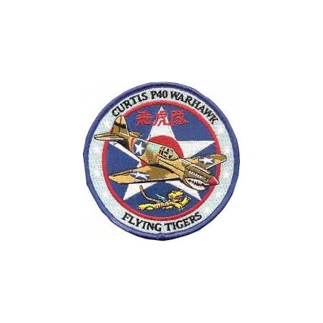 Patch Curtiss P-40 - Tigres Volant