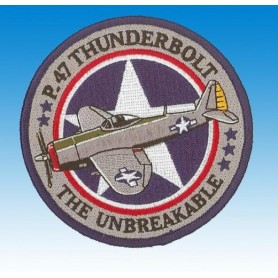 P47 Thunderbolt The unbreakable - Ecusson 10cm