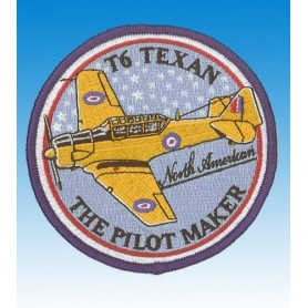 Embroidered patch - T-6 Texan - Patche 10cm