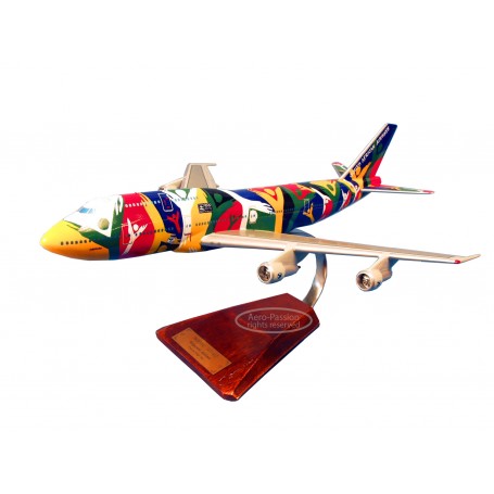 plane model - Boeing 747 - South African plane model - Boeing 747 - South Africanplane model - Boeing 747 - South African