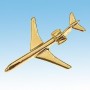 Boeing 727 Avion 3D dor� 22k / pin's - DJH CC001-30