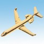 Canadair CRJ Avion 3D dor� 22k / pin's - DJH CC001-45