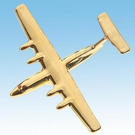 Dash 7 Avion 3D dor� 22k / pin's - DJH CC001-63