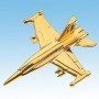 F-18 Hornet Avion 3D dor� 22k / pin's - DJH CC001-81