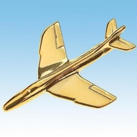 Hawker Hunter Avion 3D dor� 22k / pin's - DJH CC001-106