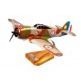 plane model - Hawk 75 (P-36) GC I/5 Marin La Meslée 1939 - 1/24 37x47cm VF175