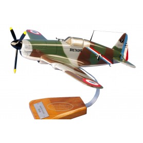 maquette avion - Morane-Saulnier MS-406C1 GCI/2 Cigognes Cdt M.Coadou VF299